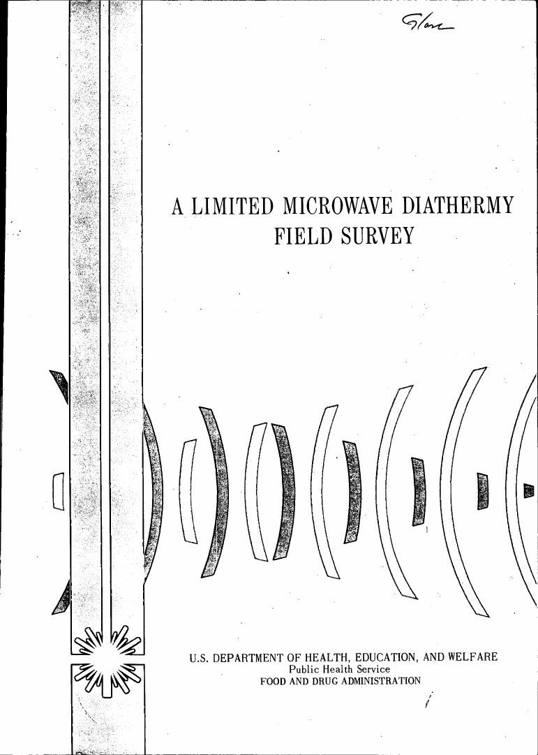 AI-described figure: A diagram illustrating microwave diathermy field patterns.