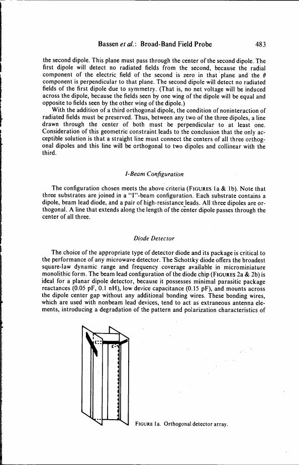 Figure 1a. Orthogonal detector array.