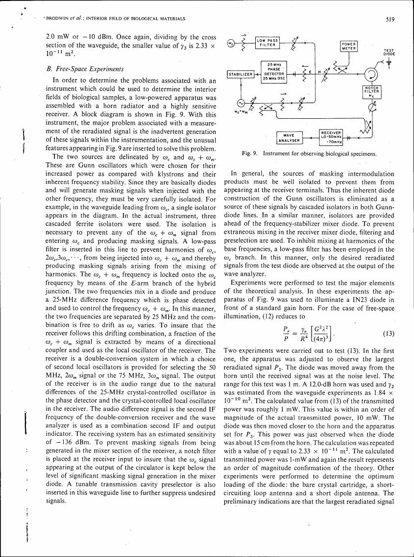 Instrument for observing biological specimens (Fig. 9)