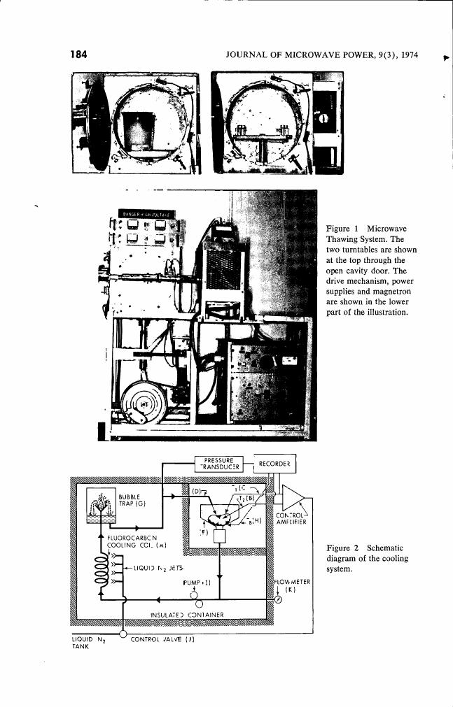 AI-described figure: Figure 1: Schematic diagram of a microwave thawing system with components like turntables and drive mechanisms.