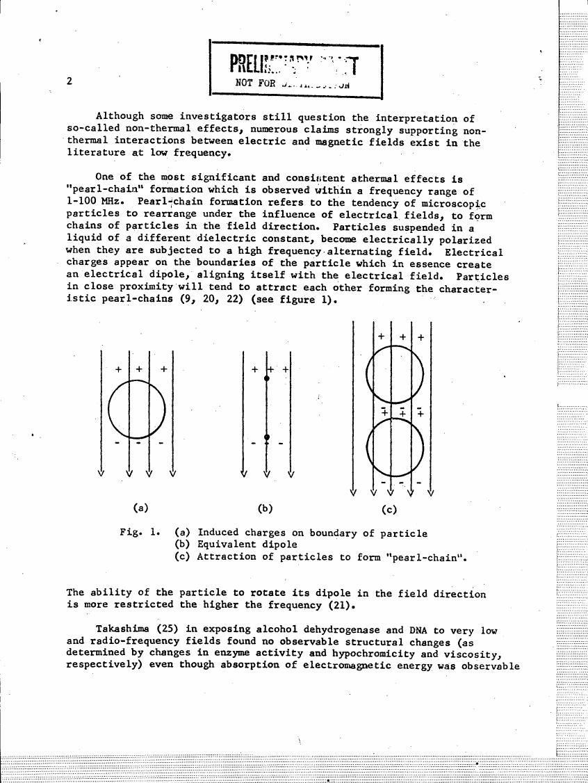 AI-described figure: Figure 1 illustrates the formation of a pearl-chain through induced charges on particle boundaries and attraction between particles in an electric field.