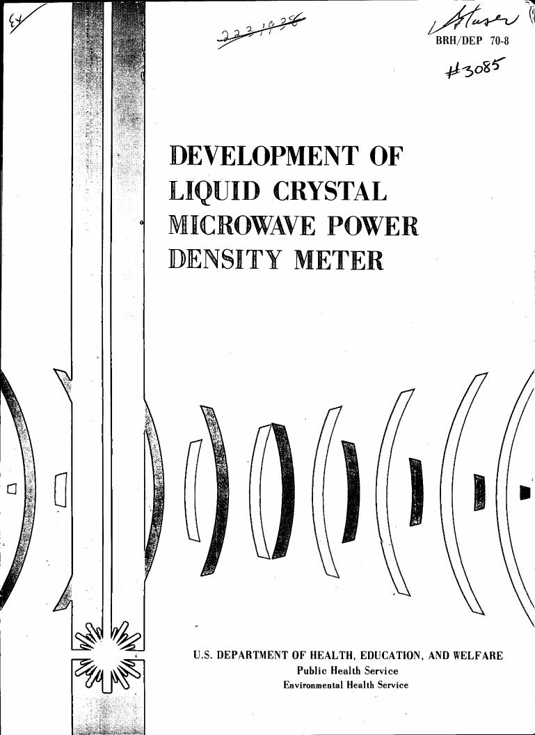 AI-described figure: The diagram illustrates various shapes and patterns related to microwave power density measurement.
