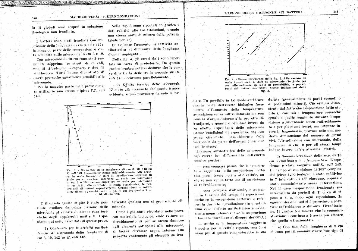 AI-described figure: Figure 3 illustrates data on bacterial survival rates in relation to microwave length and intensity.