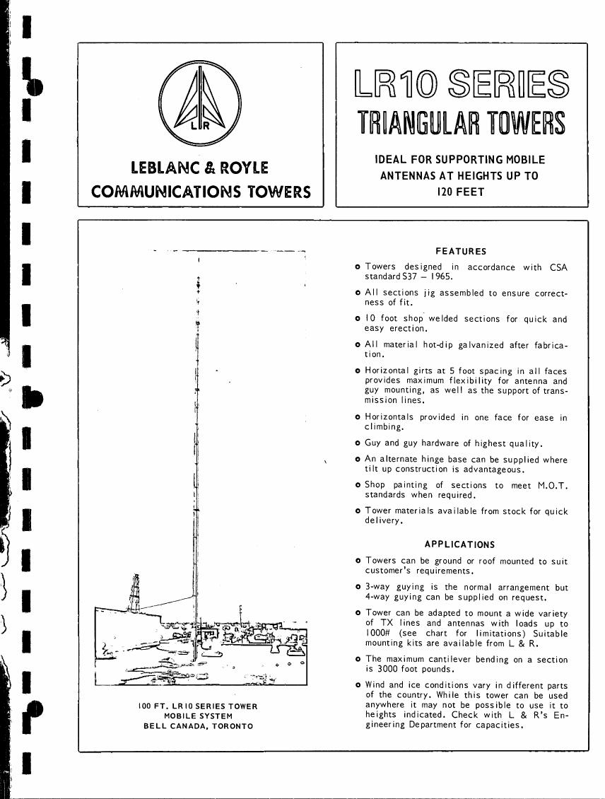 AI-described figure: A diagram illustrating a triangular tower structure and its applications in supporting mobile antennas.