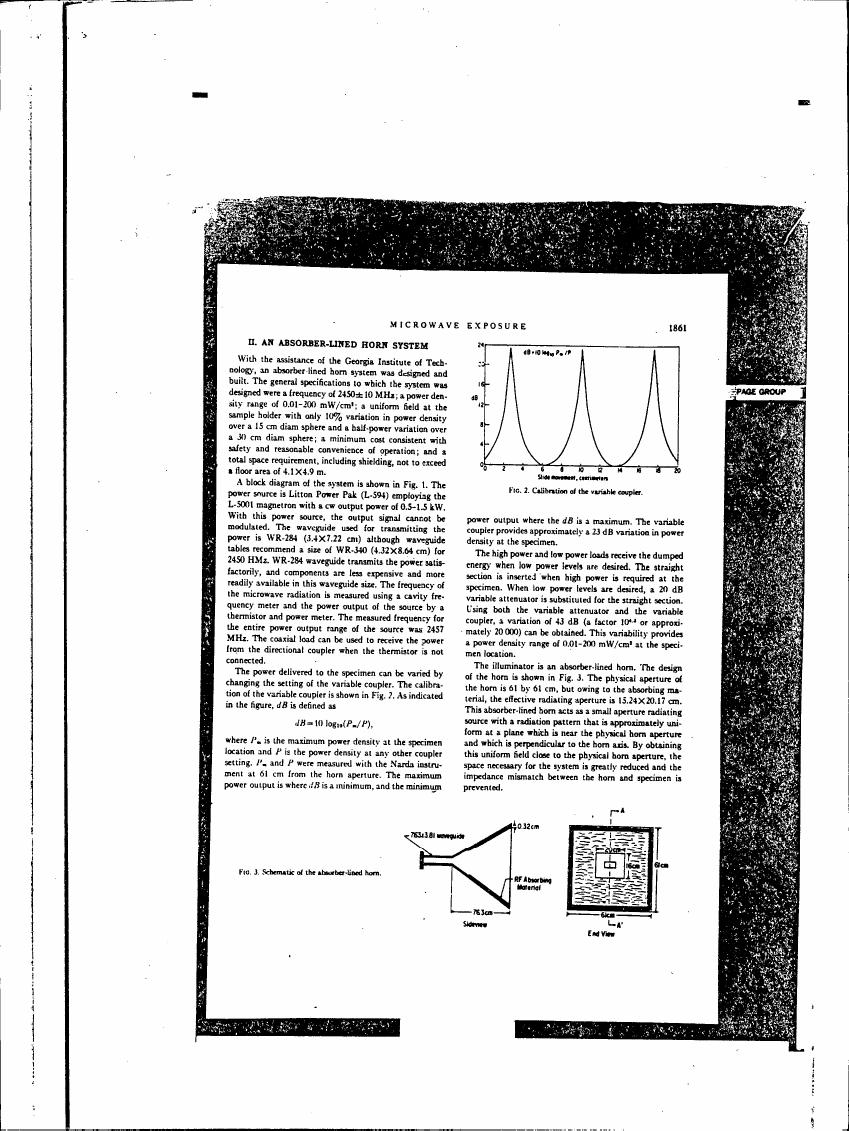 Figure 2. Calibration of the variable coupler.
