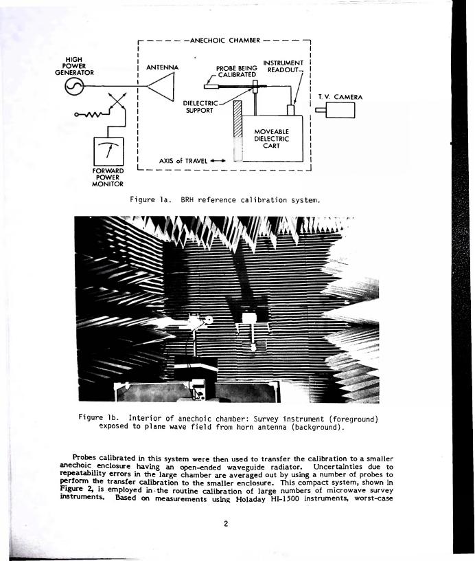 Figure la. BRH reference calibration system.