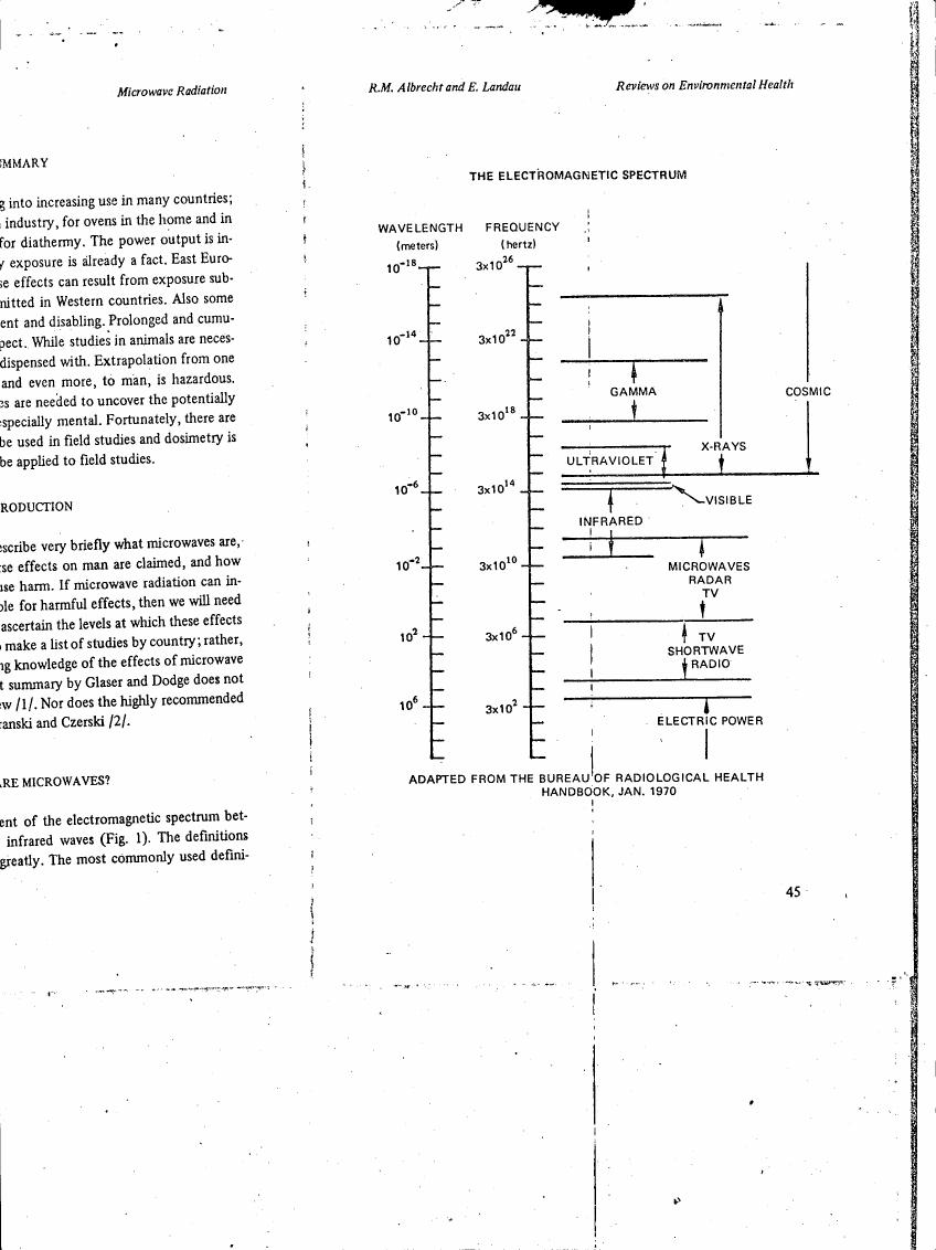 AI-described figure: The electromagnetic spectrum with wavelength and frequency scales, highlighting various regions such as gamma rays, cosmic radiation, ultraviolet, infrared, visible light, microwaves, radar, TV, shortwave radio, and electric power.
