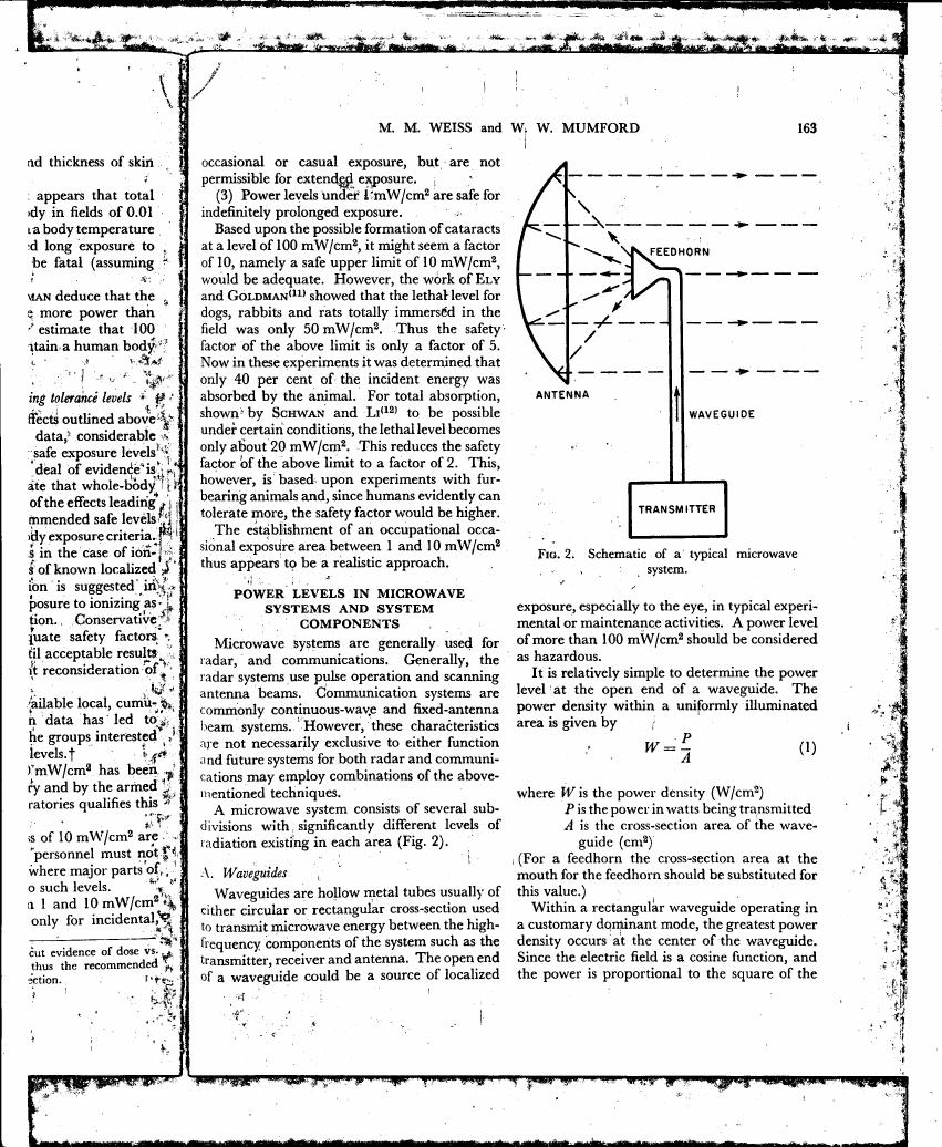 AI-described figure: Schematic of a typical microwave system with labeled components such as antenna, feedhorn, waveguide, and transmitter.