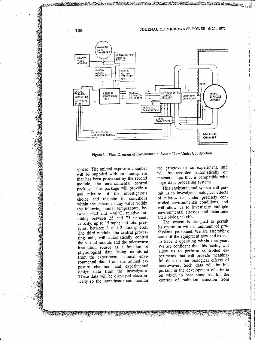 Figure 3: Flow Diagram of Environmental System Now Under Construction