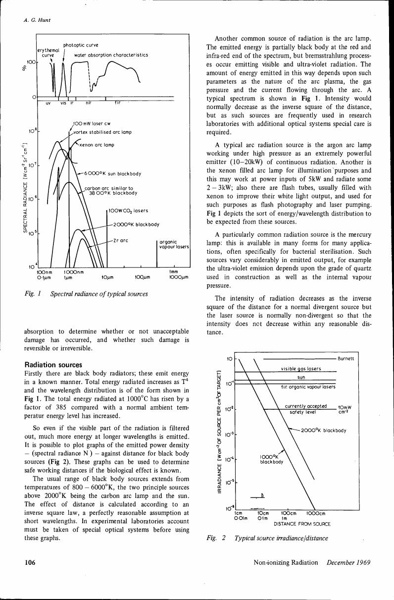 Figure 1: Spectral radiance of typical sources