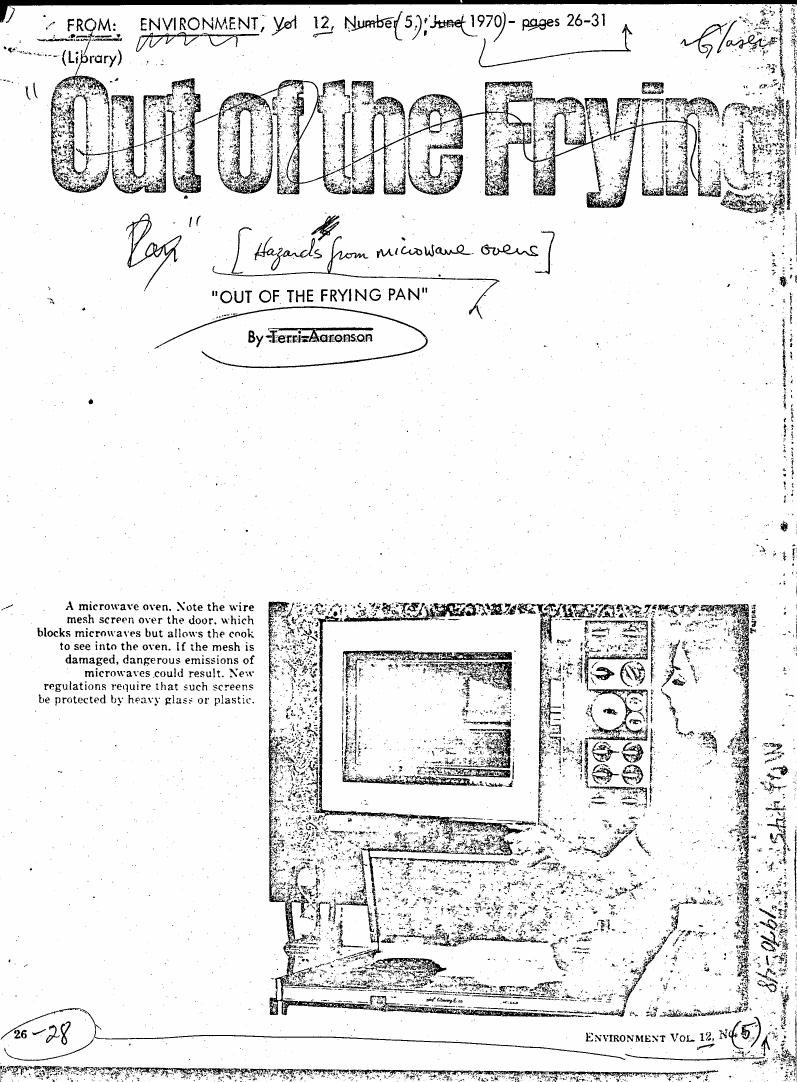AI-described figure: A diagram showing a microwave oven with a wire mesh screen over its door.