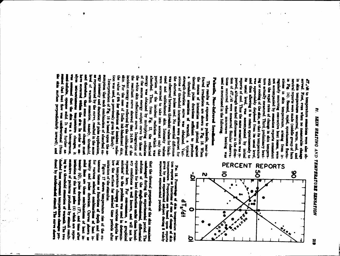 AI-described figure: The chart in Figure 17 illustrates thermal temperature changes as a function of depth and time for various combinations of heat intensity and duration.