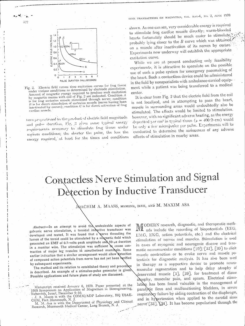 Figure 3. Electric field versus time excitation curves for frog tissue under various conditions as determined by electrode stimulation.