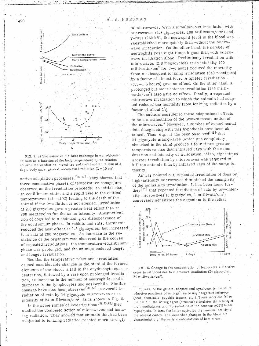 Figure 7a illustrates the nature of heat exchange in warm-blooded animals as a function of body temperature.