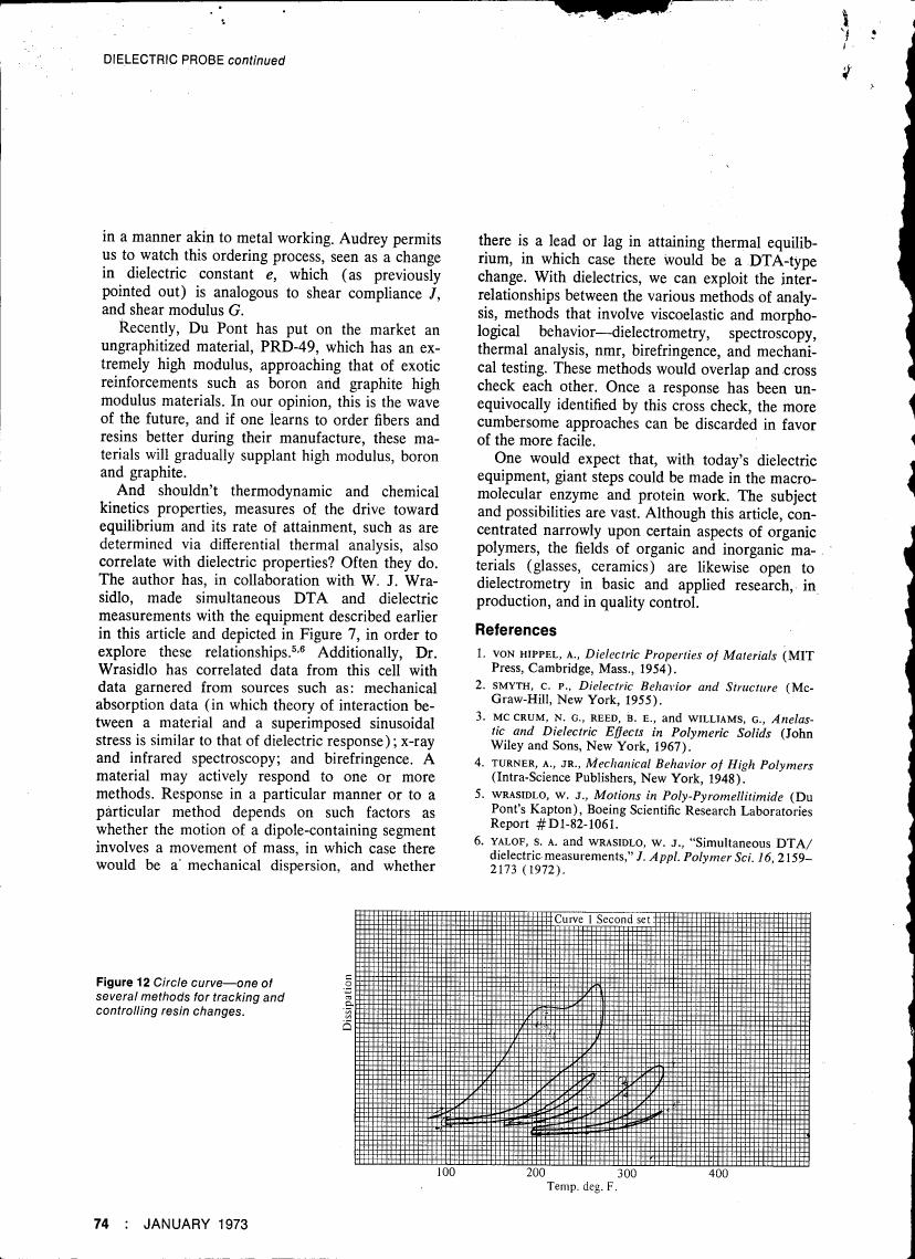 Figure 12: Circle curve—one of several methods for tracking and controlling resin changes.