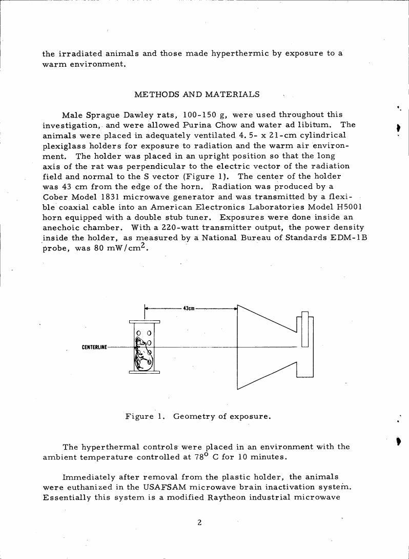 Figure 1. Geometry of exposure.