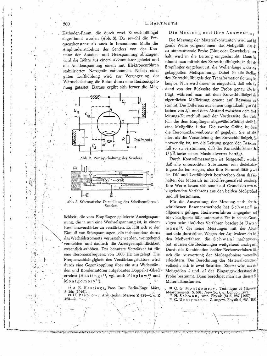 AI-described figure: Principle circuit diagram of a sender (Figure 2)