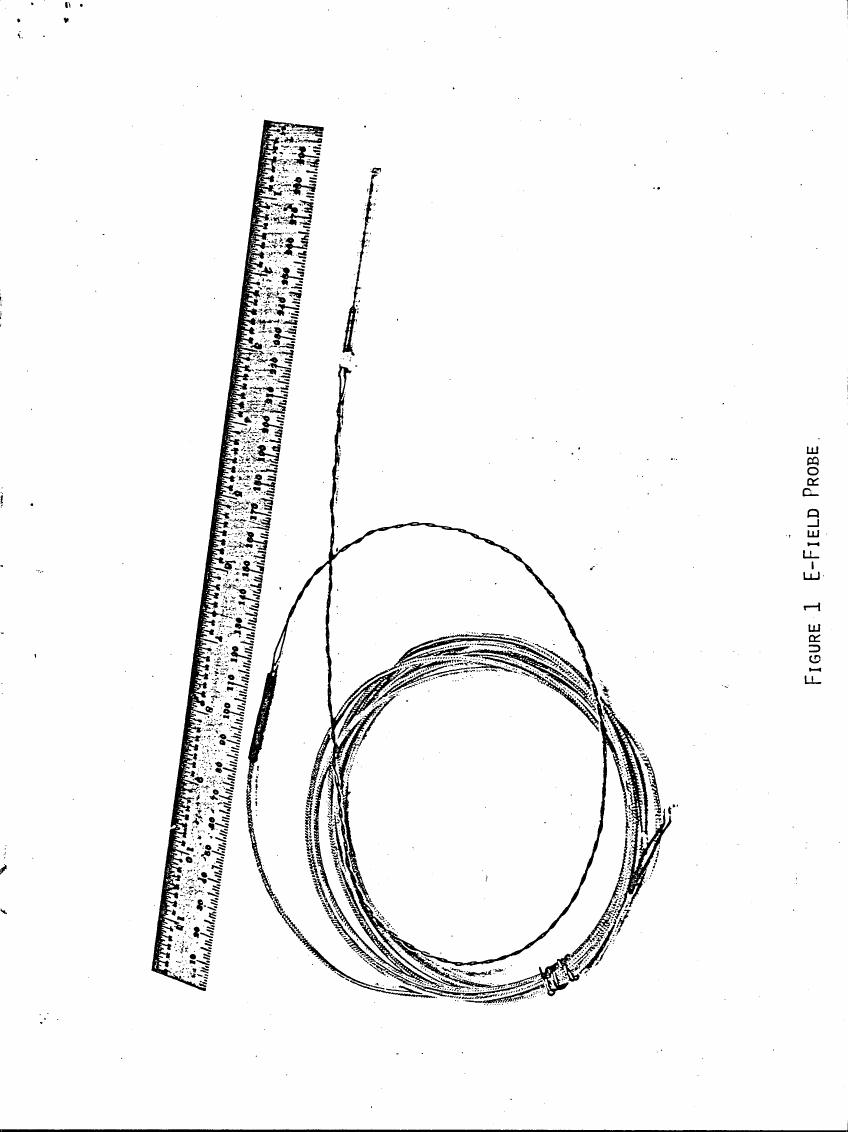 AI-described figure: Figure 1 depicts an E-field probe with a coiled wire and a ruler for scale.