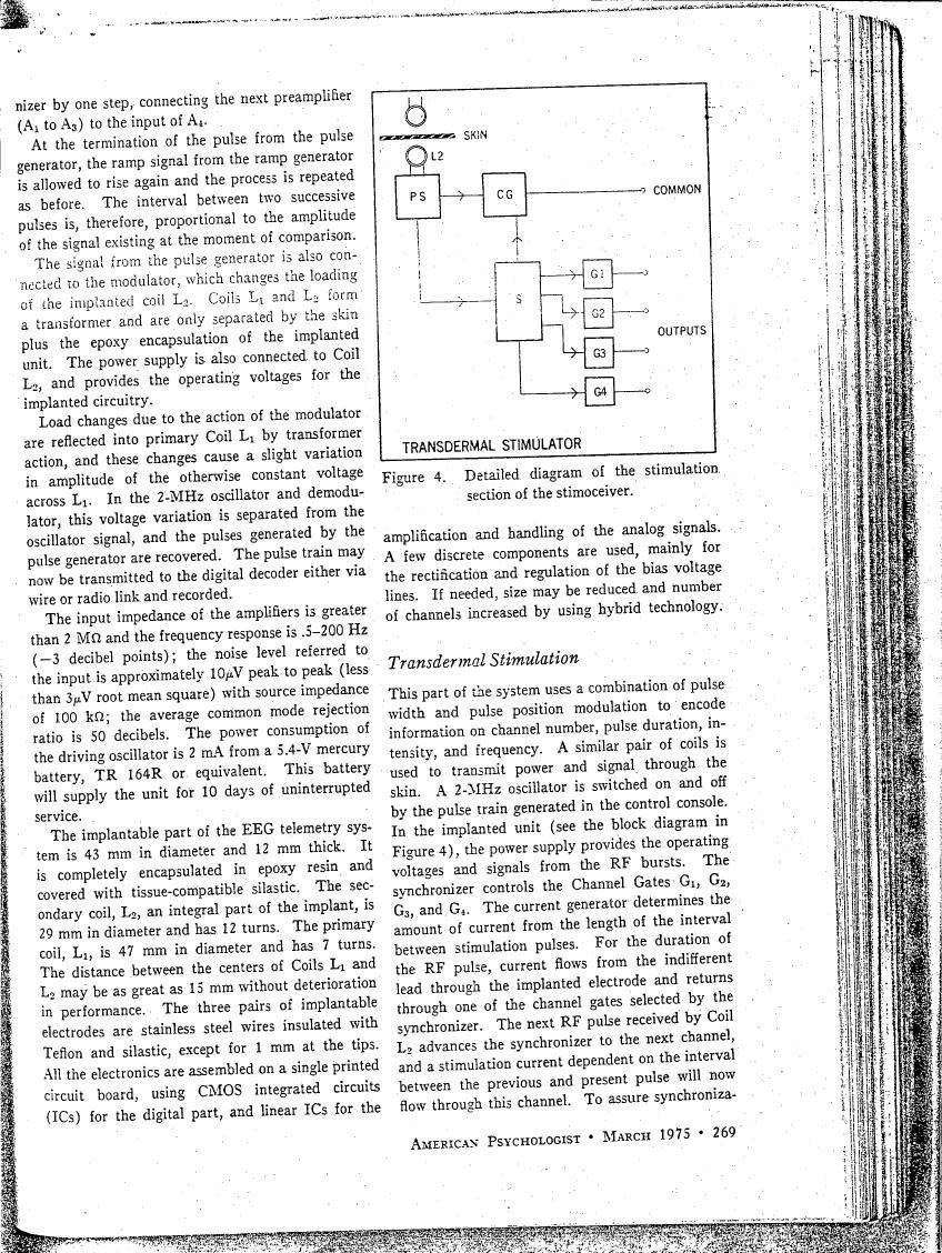 Figure 4. Detailed diagram of the stimulation section of the stimoceiver.